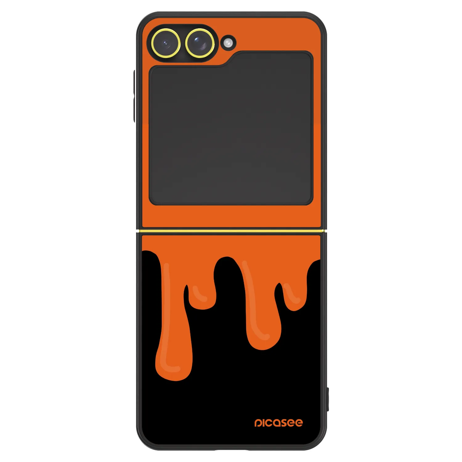 Picasee ULTIMATE CASE für Samsung Galaxy Z Flip6 5G - Orange spooky