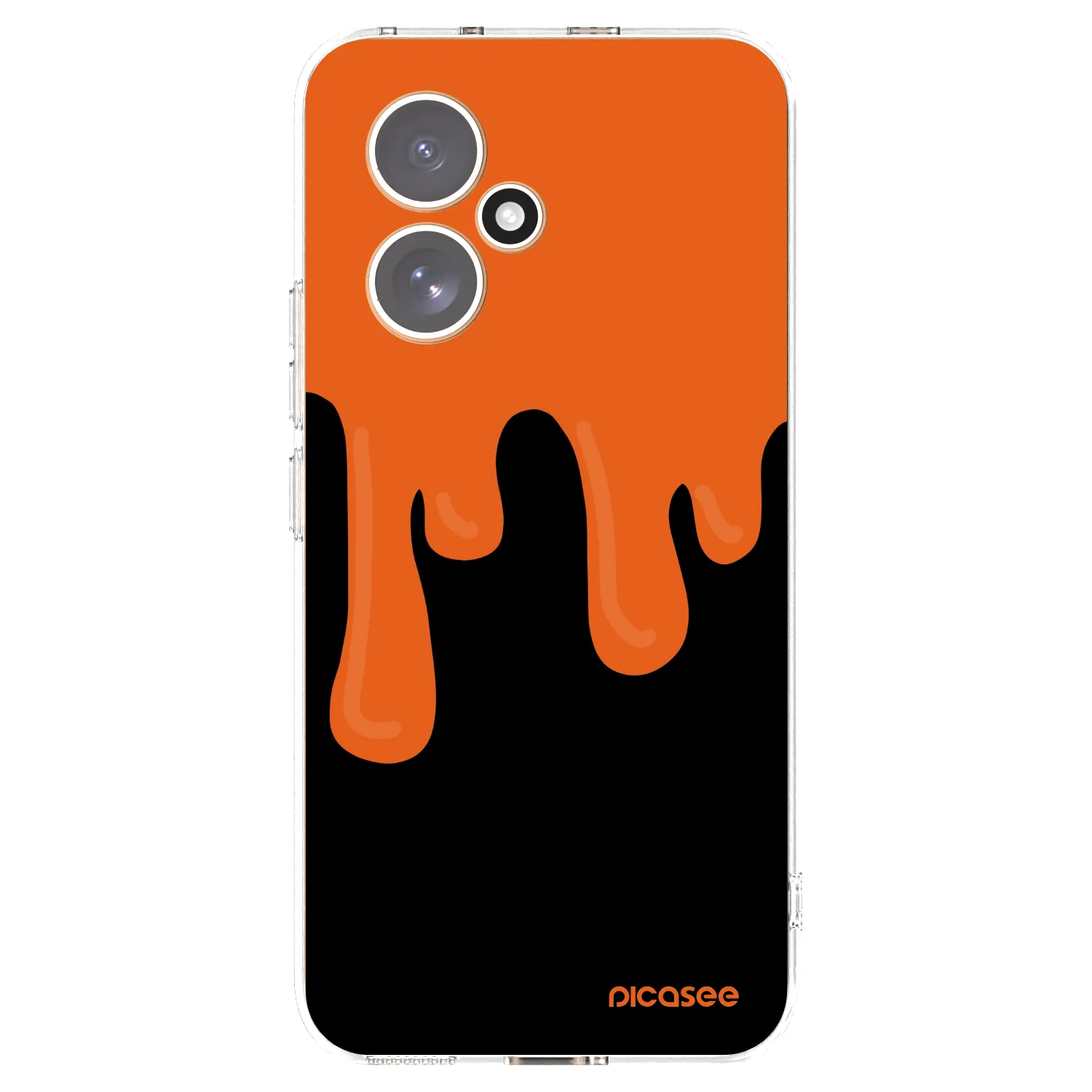 Picasee Honor 400 5G Hülle - Transparentes Silikon - Orange spooky
