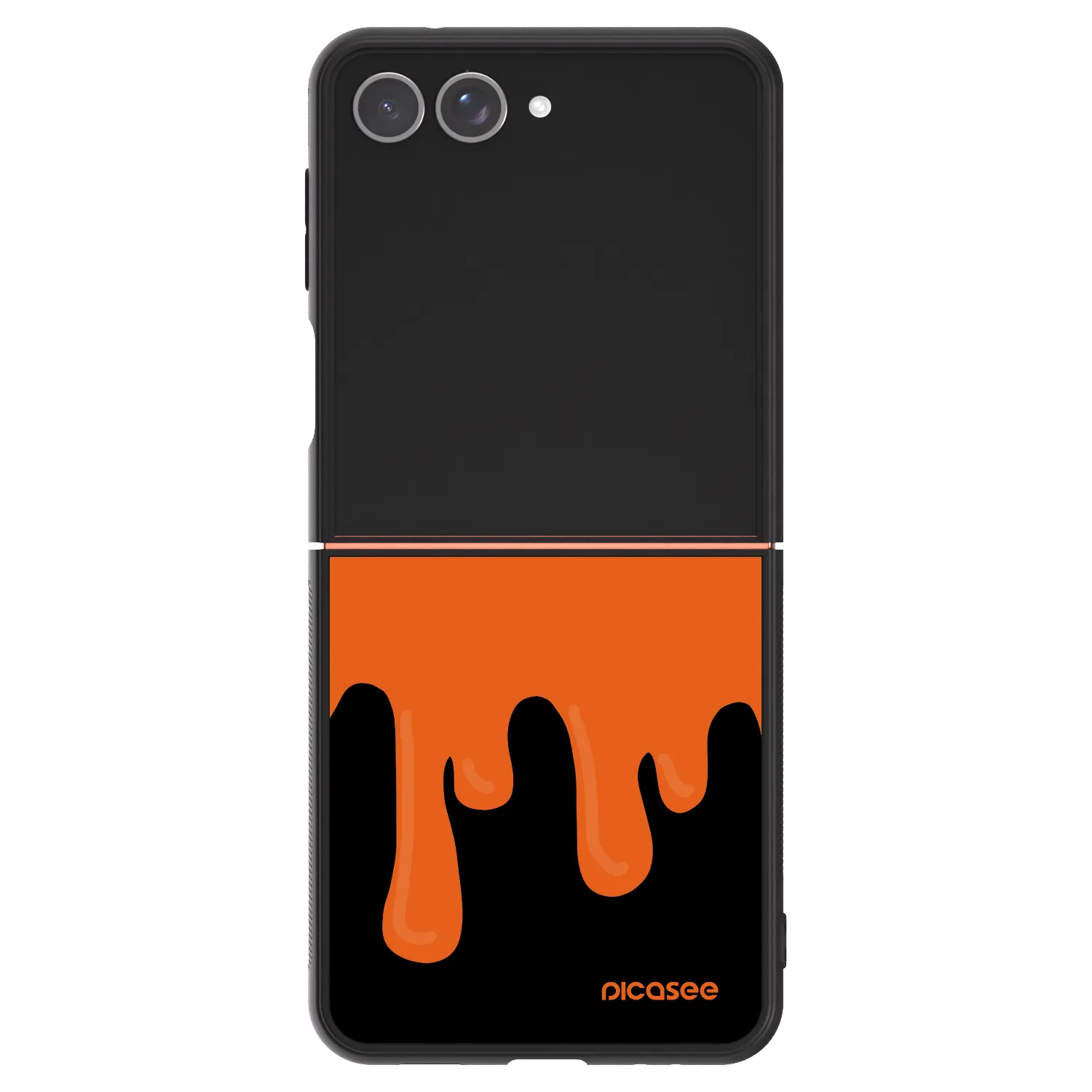Picasee ULTIMATE CASE für Samsung Galaxy Z Flip7 5G - Orange spooky