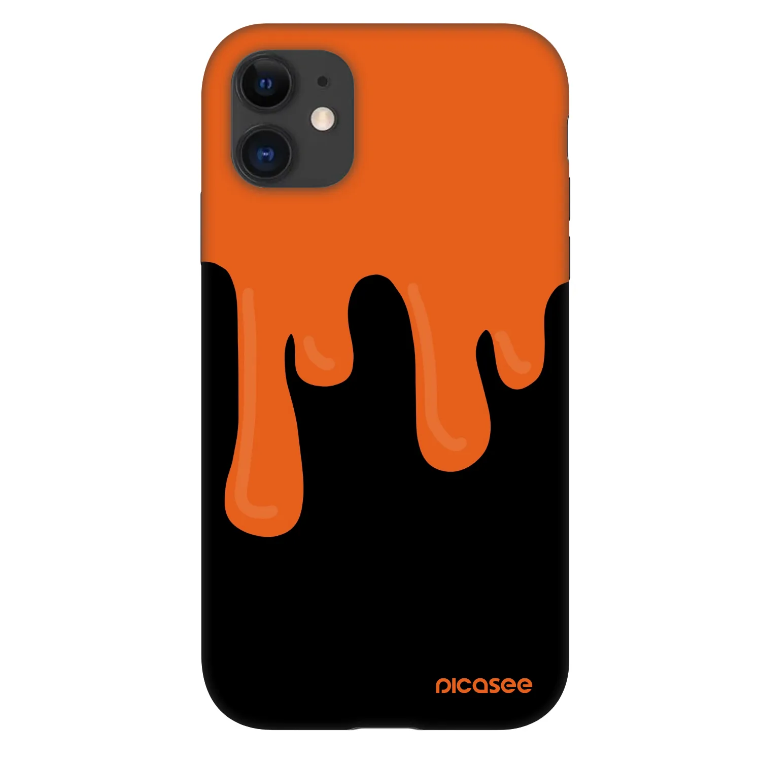 Picasee Fashion Case für Apple iPhone 11 - Orange spooky