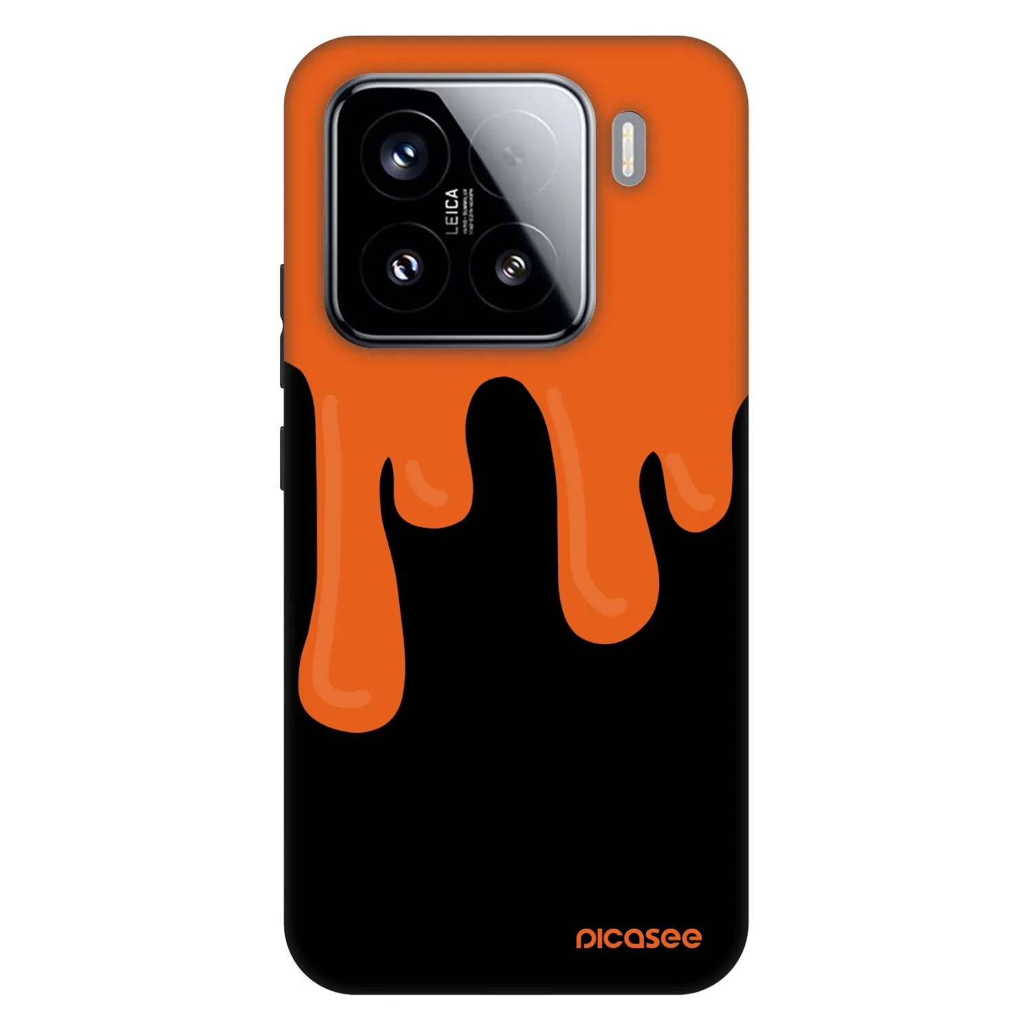 Picasee Fashion Case für Xiaomi 15 - Orange spooky
