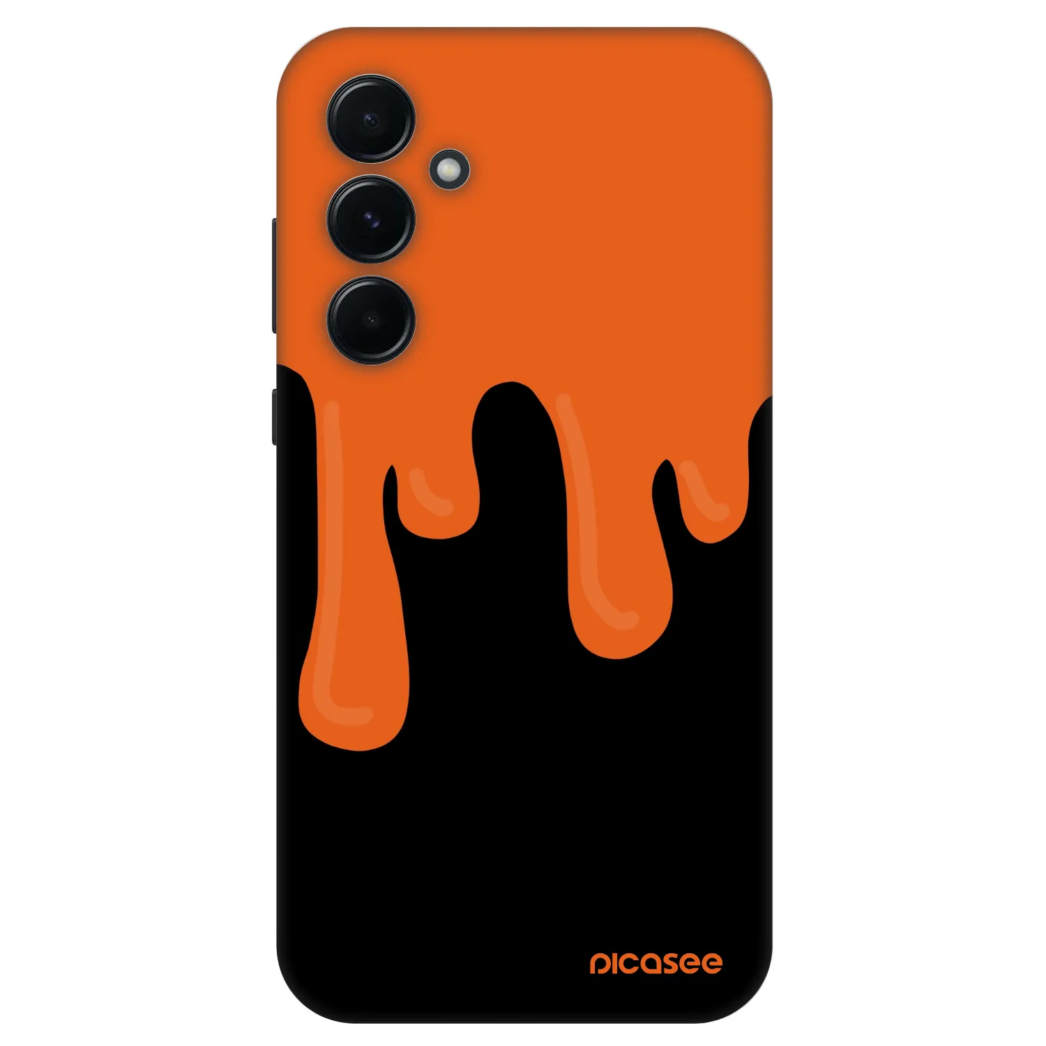 Picasee Fashion Case für Samsung Galaxy A55 5G A556B - Orange spooky