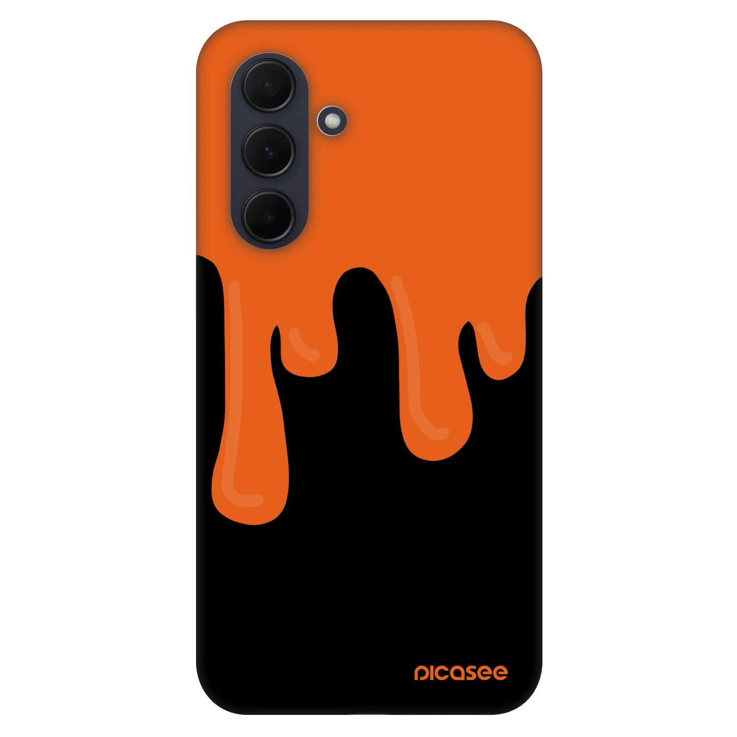 Picasee Fashion Case für Samsung Galaxy A35 5G A356B - Orange spooky