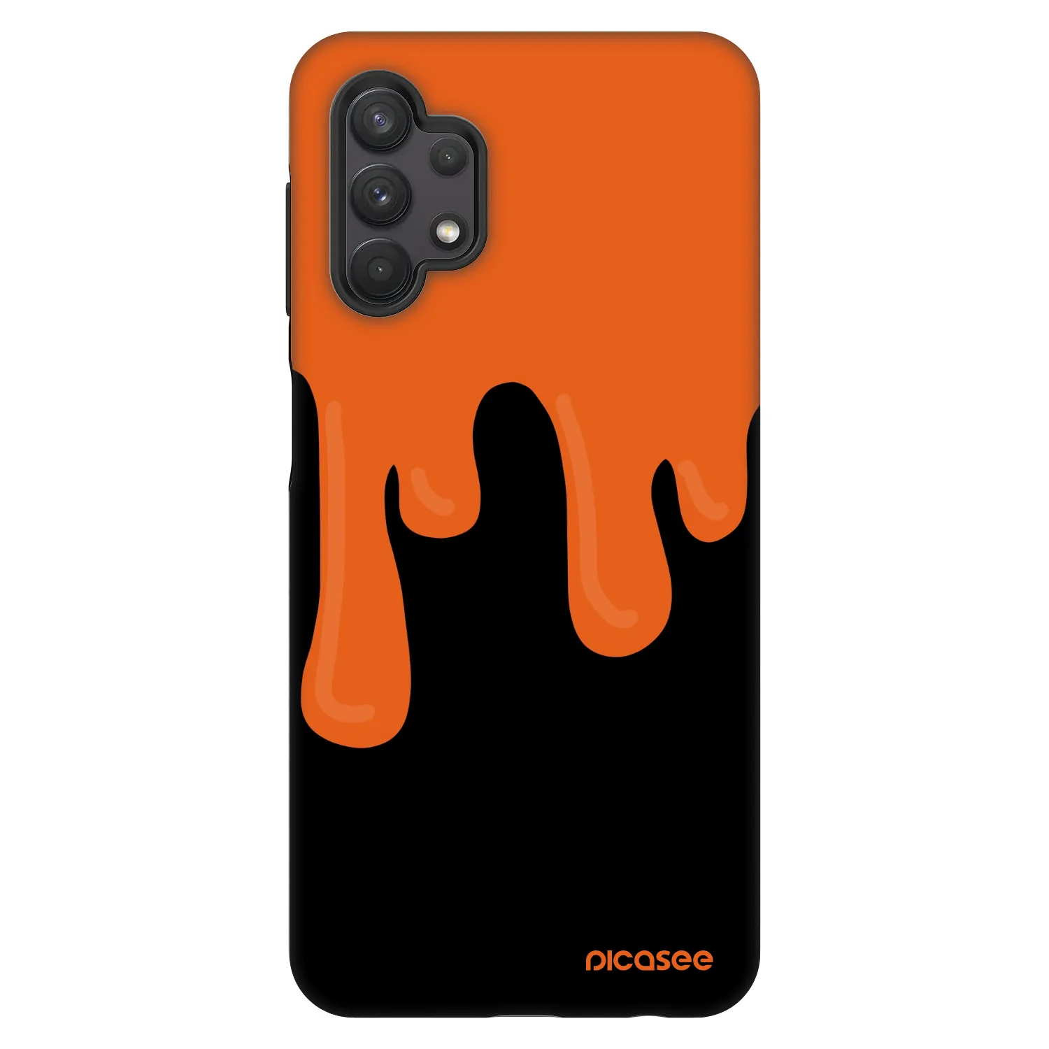 Picasee Fashion Case für Samsung Galaxy A32 5G A326B - Orange spooky