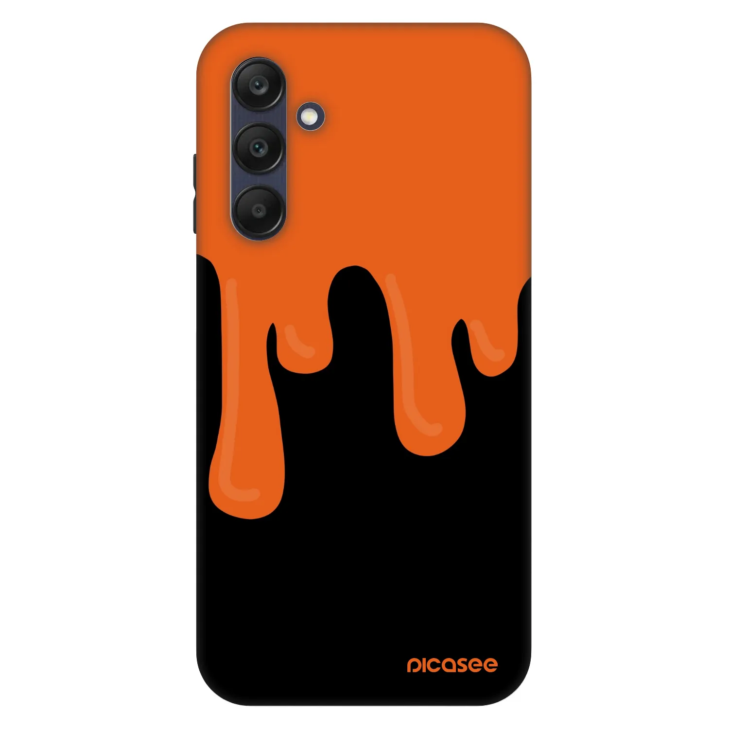 Picasee Fashion Case für Samsung Galaxy A25 A256B 5G - Orange spooky