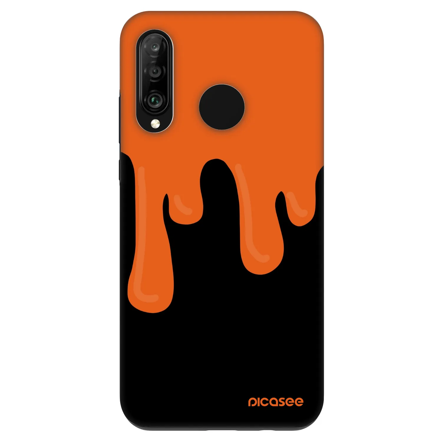 Picasee Fashion Case für Huawei P30 Lite - Orange spooky