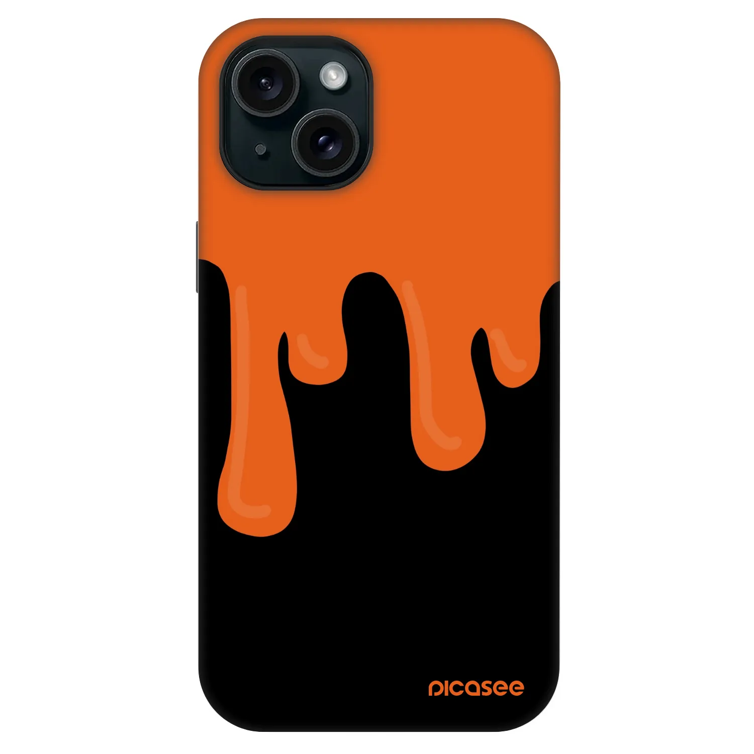 Picasee Fashion Case MagSafe für Apple iPhone 13 - Orange spooky
