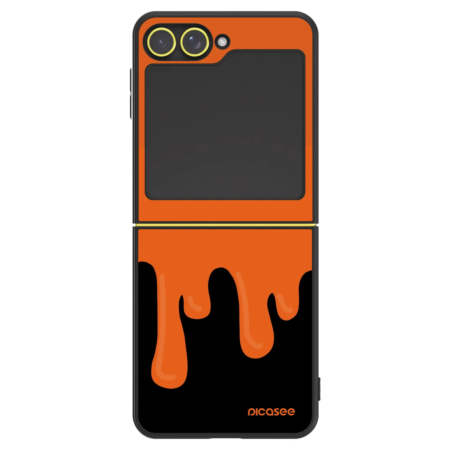 Picasee ULTIMATE CASE für Samsung Galaxy Z Flip7 FE 5G - Orange spooky