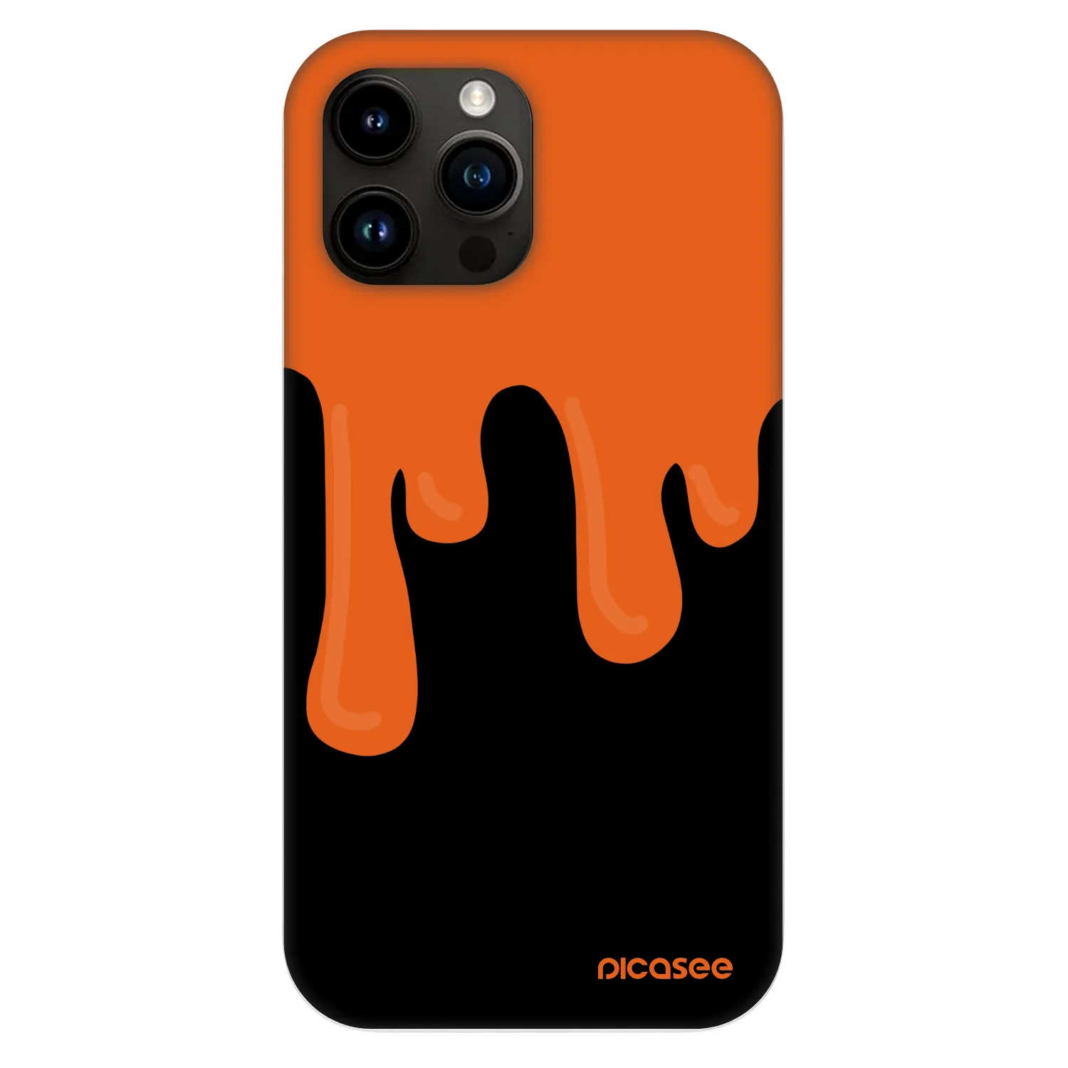 Picasee Fashion Case MagSafe für Apple iPhone 13 Pro Max - Orange spooky