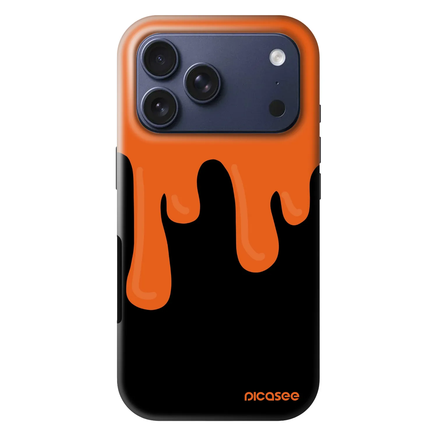 Picasee Fashion Case MagSafe für Apple iPhone 17 Pro - Orange spooky