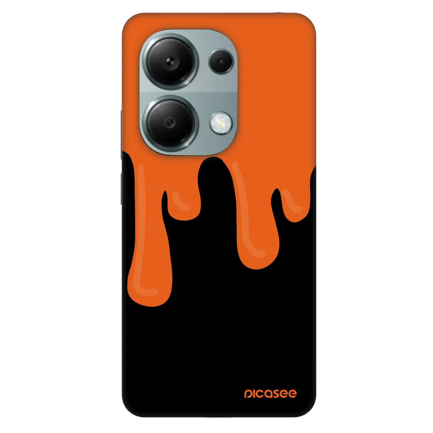 Picasee Fashion Case für Xiaomi Redmi Note 13 Pro 4G - Orange spooky