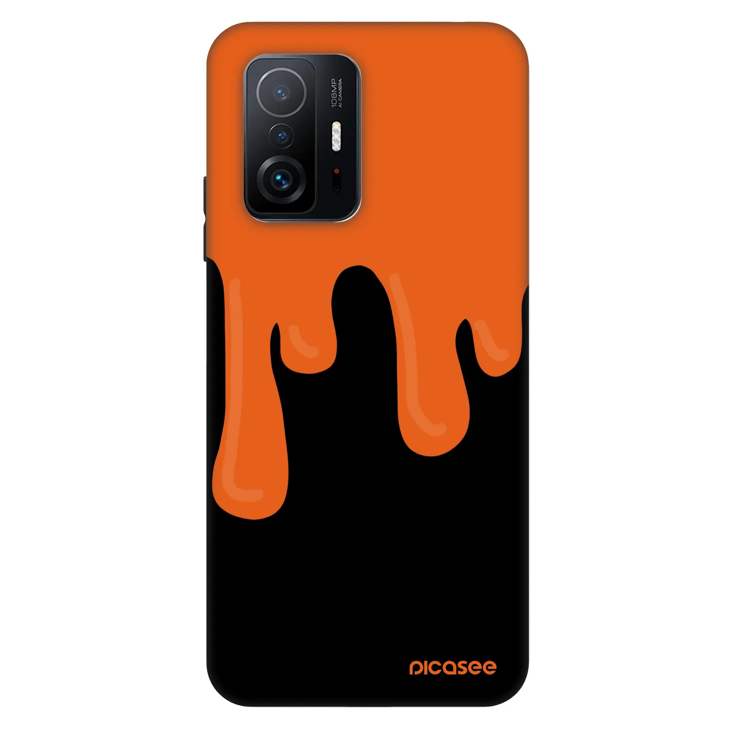 Picasee Fashion Case für Xiaomi 11T - Orange spooky