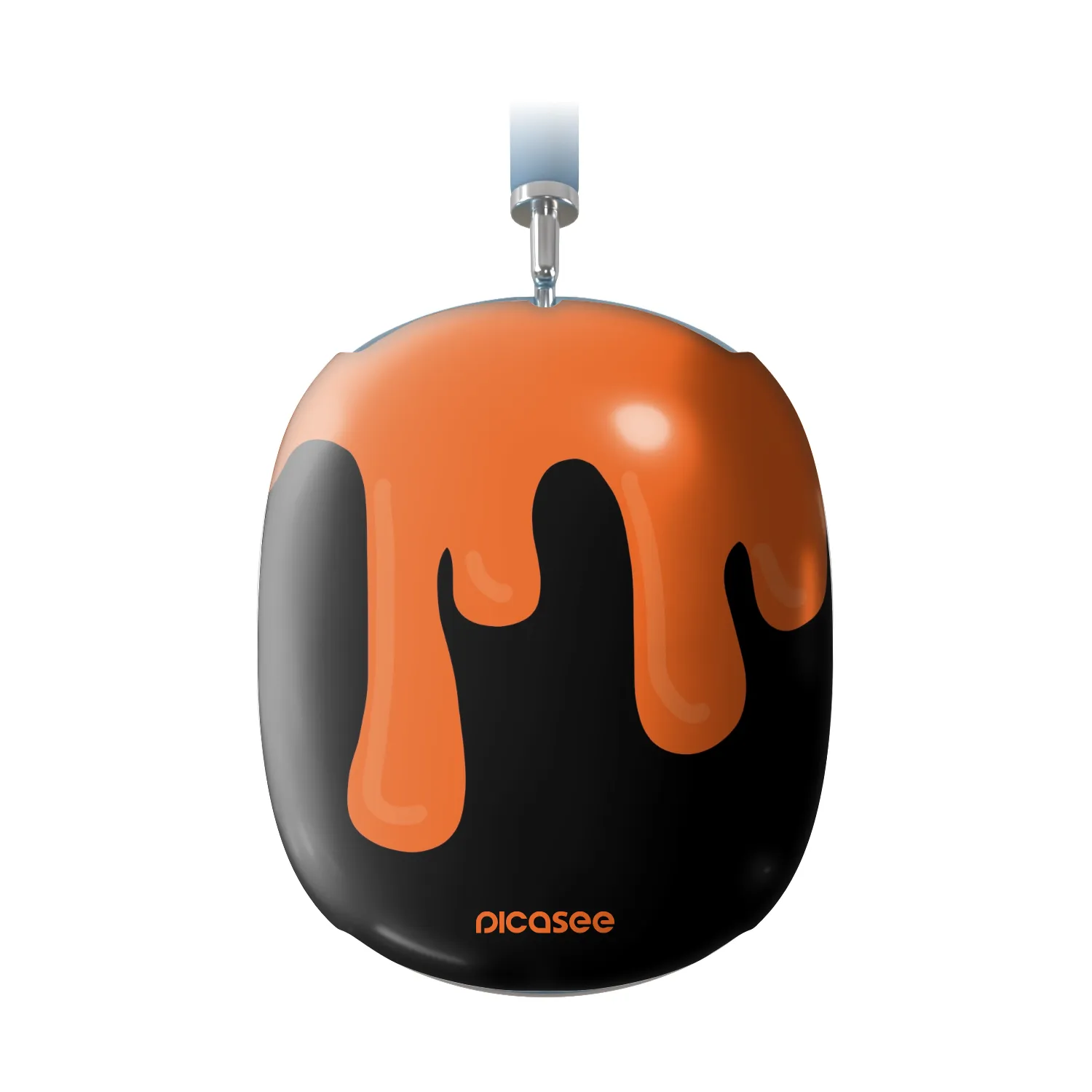 Picasee Obal pro Apple AirPods Max - Orange spooky