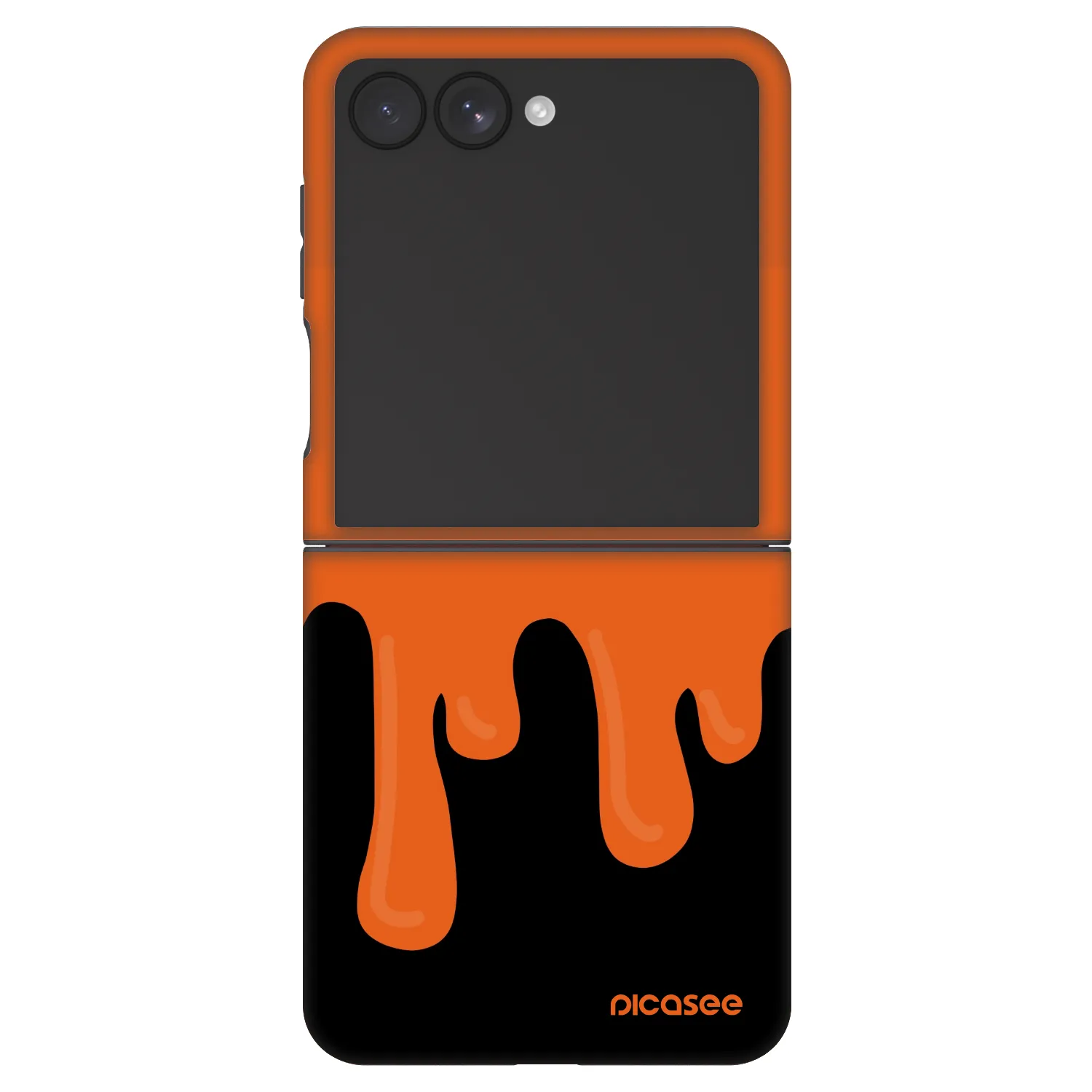 Picasee Fashion Case für Samsung Galaxy Z Flip7 5G - Orange spooky