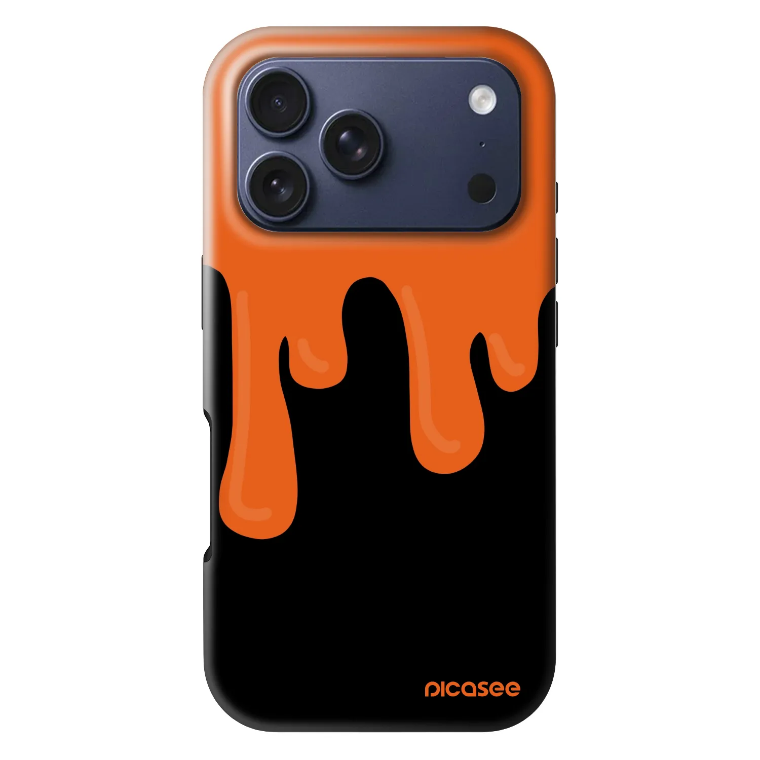 Picasee Fashion Case MagSafe für Apple iPhone 18 Pro - Orange spooky