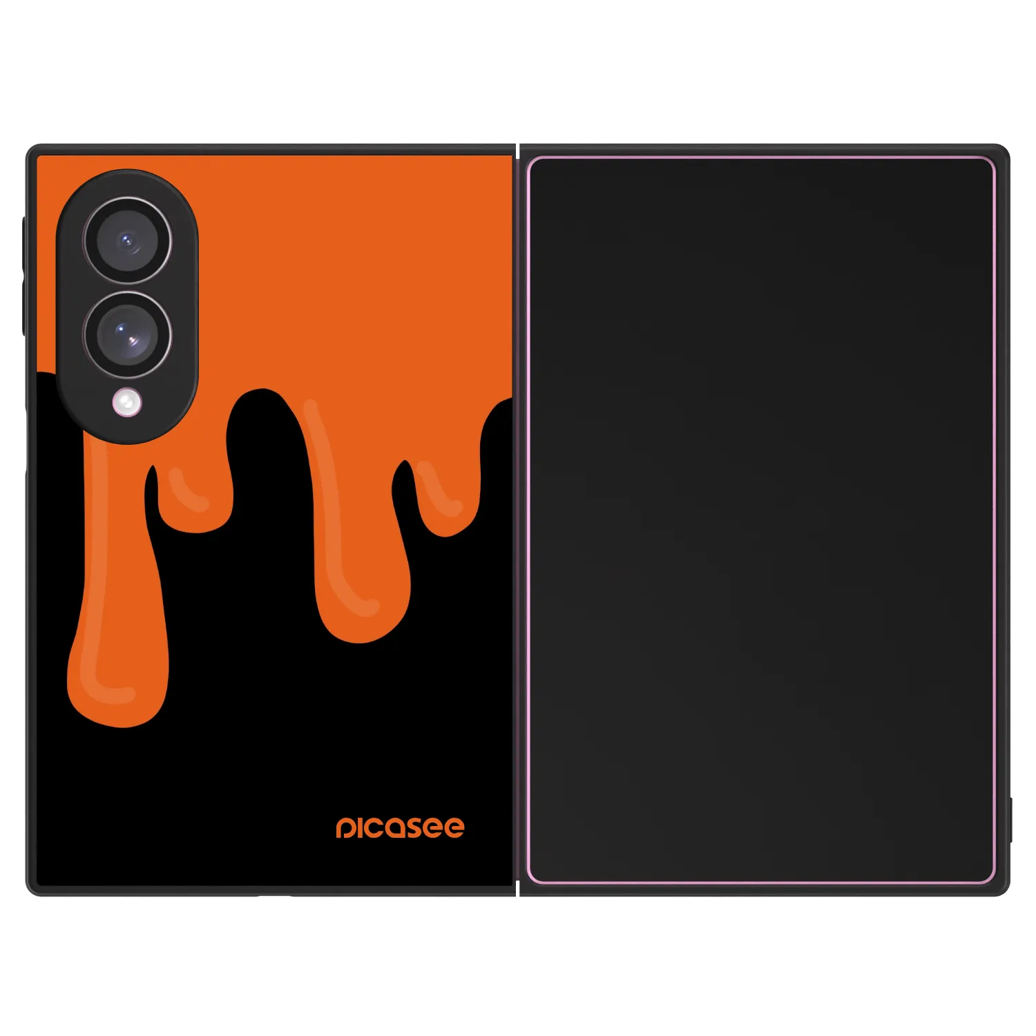 Picasee ULTIMATE CASE für Samsung Galaxy Z Fold8 5G - Orange spooky