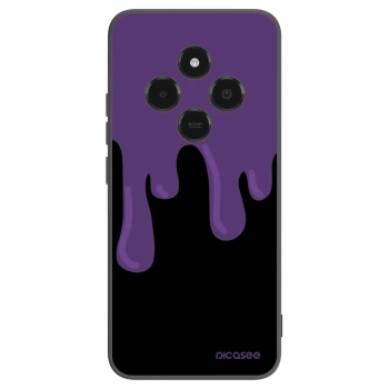 Picasee Xiaomi Poco C75 Hülle - Schwarzes Silikon - Purple spooky