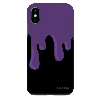 Hülle für Apple iPhone X/XS - Purple spooky