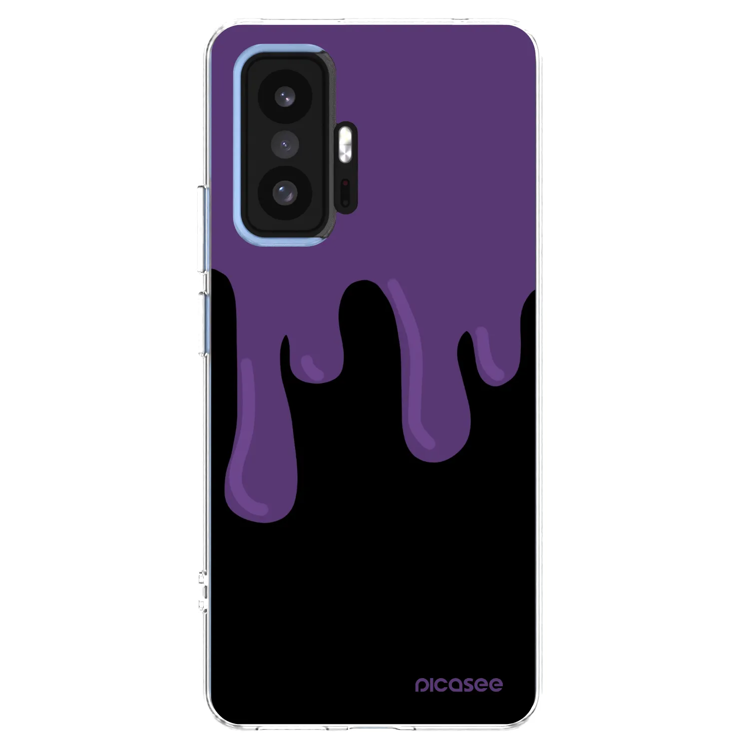 Picasee Xiaomi 11T Pro Hülle - Transparentes Silikon - Purple spooky