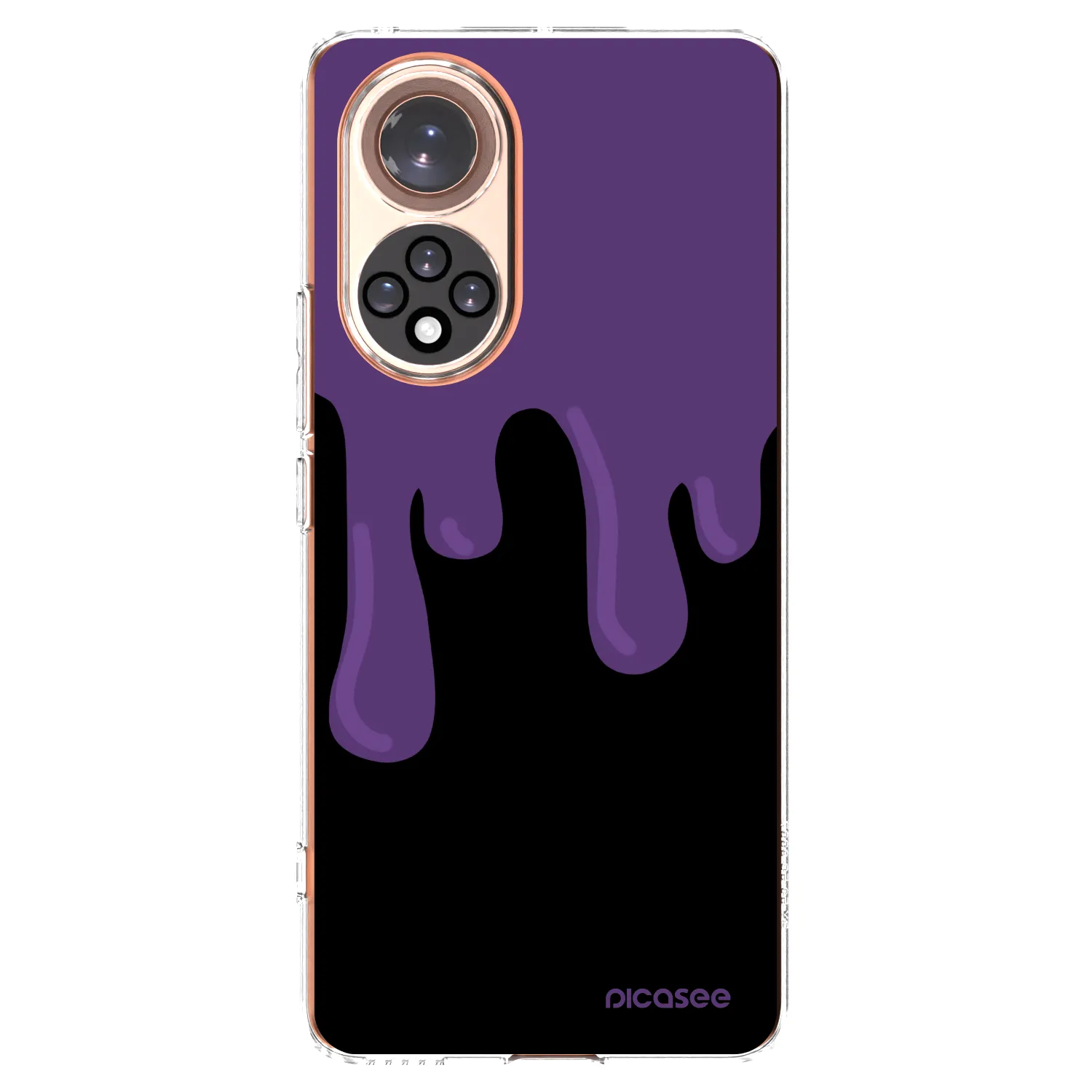 Picasee Huawei Nova 9 Hülle - Transparentes Silikon - Purple spooky