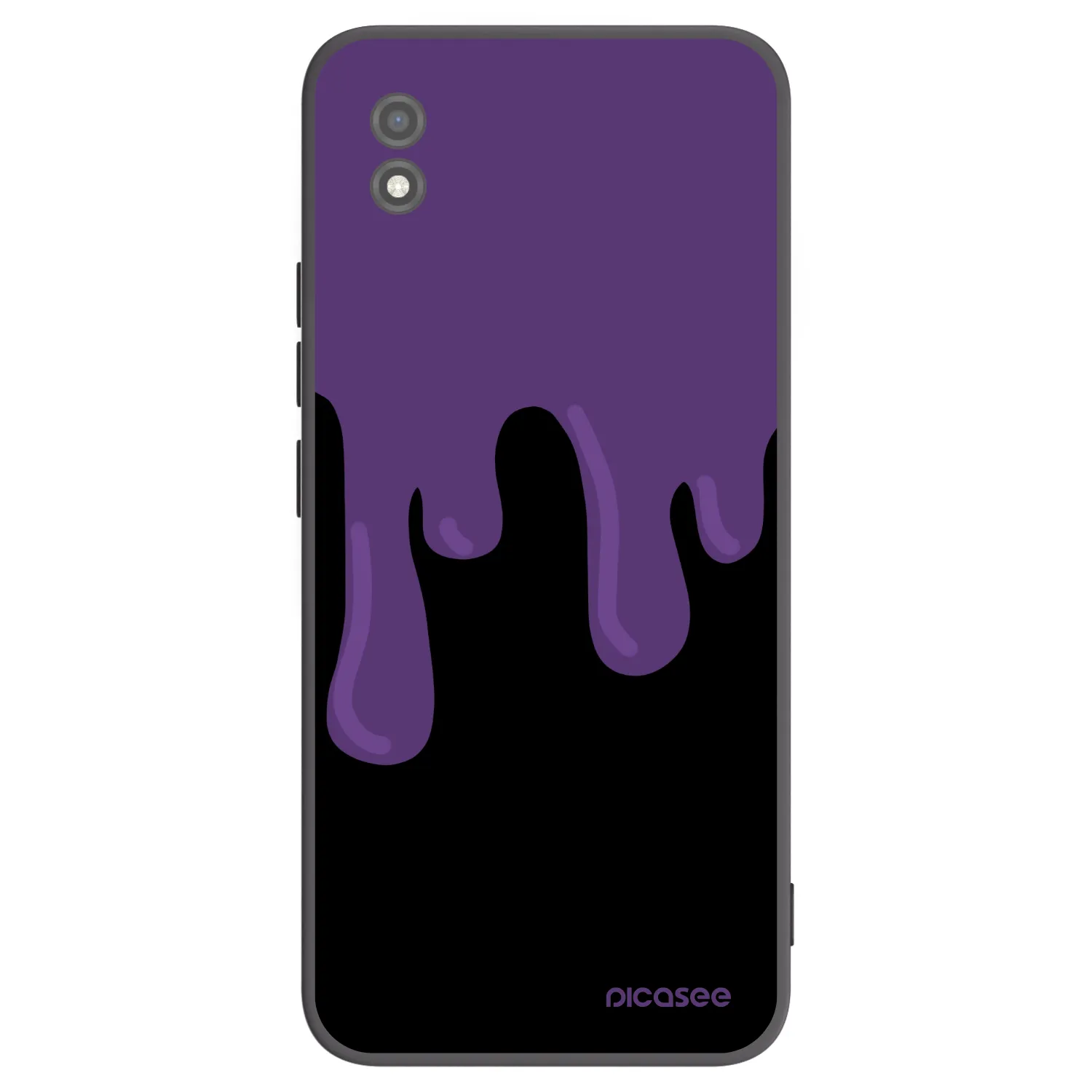 Picasee Realme C11 (2021) Hülle - Schwarzes Silikon - Purple spooky