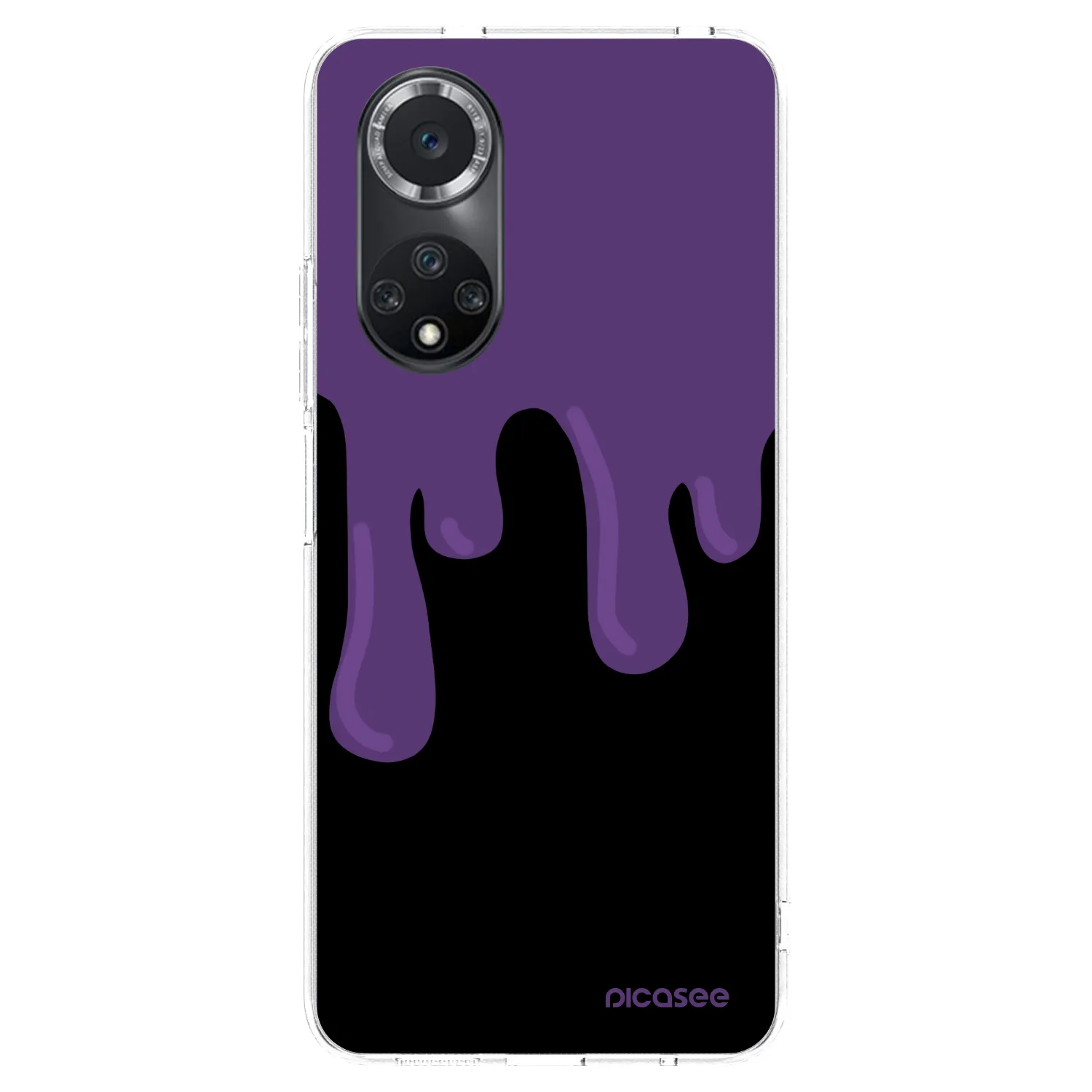 Picasee Huawei Nova 9 SE Hülle - Transparentes Silikon - Purple spooky