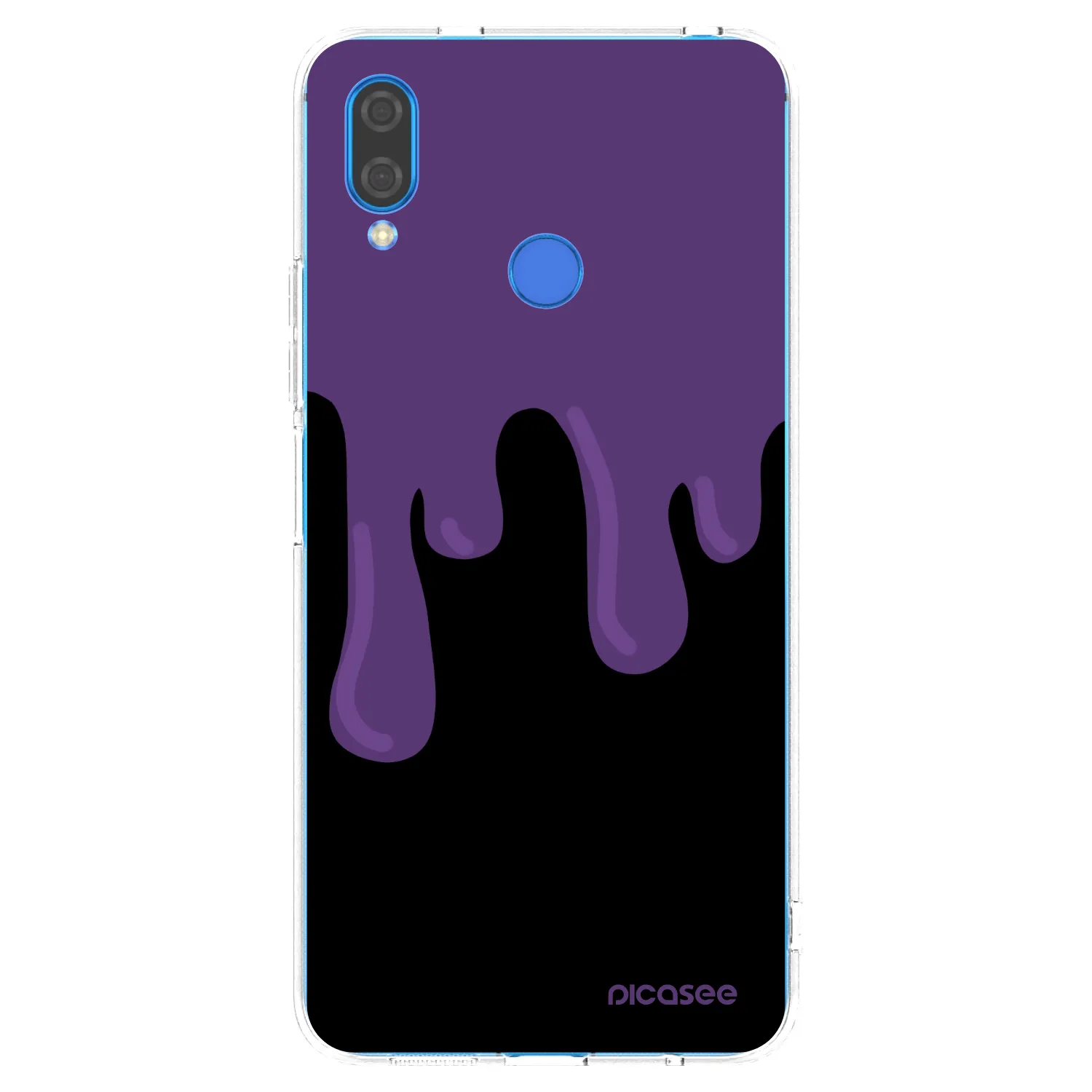 Picasee Huawei Nova 3 Hülle - Transparentes Silikon - Purple spooky