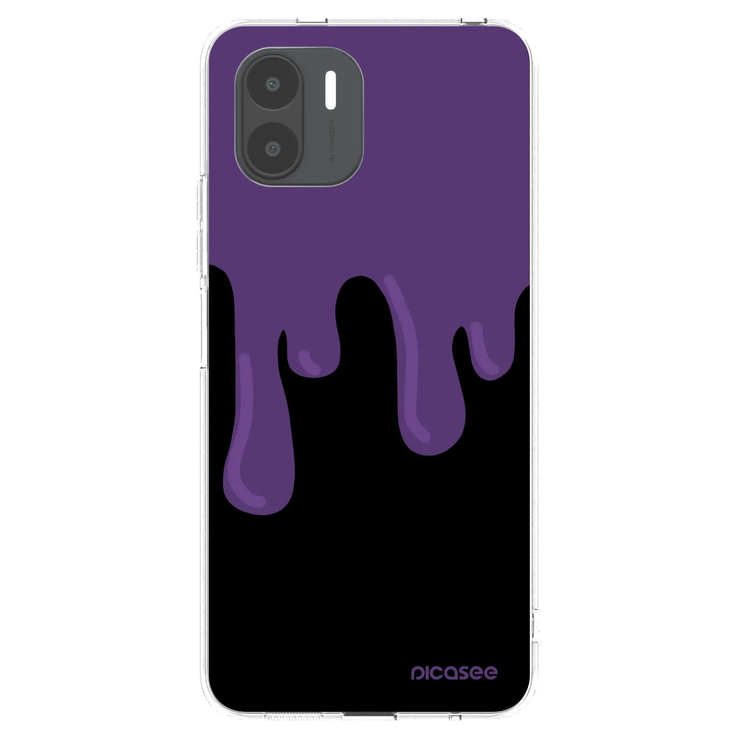 Picasee Xiaomi Redmi A2 Hülle - Transparentes Silikon - Purple spooky