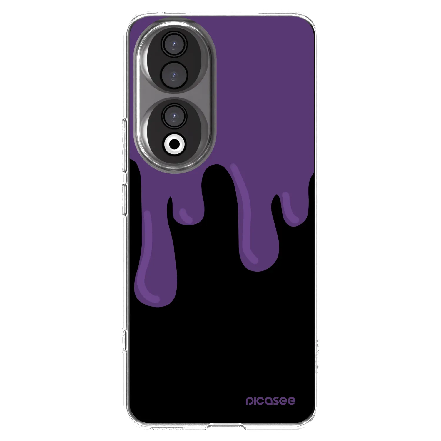 Picasee Honor 90 5G Hülle - Transparentes Silikon - Purple spooky