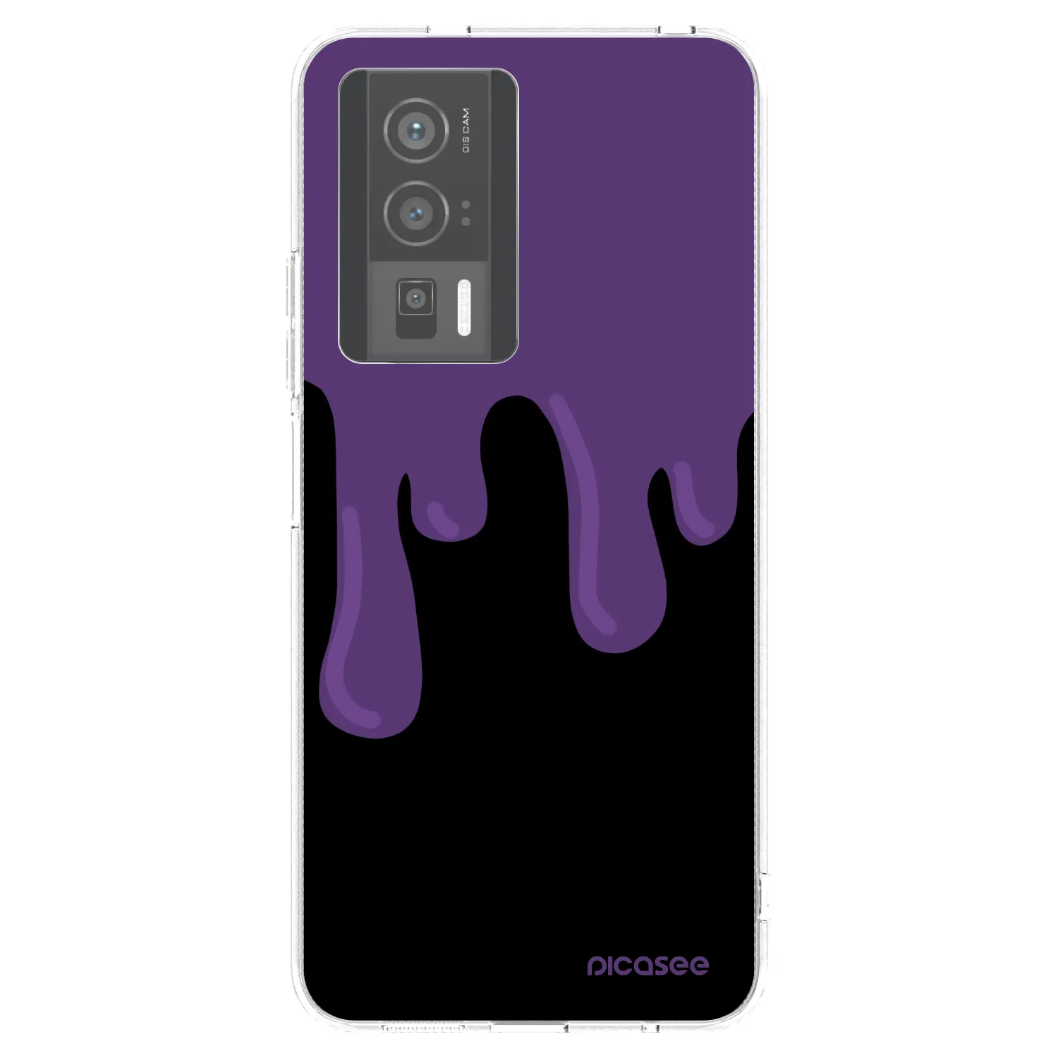 Picasee Xiaomi Poco F5 Pro 5G Hülle - Transparentes Silikon - Purple spooky