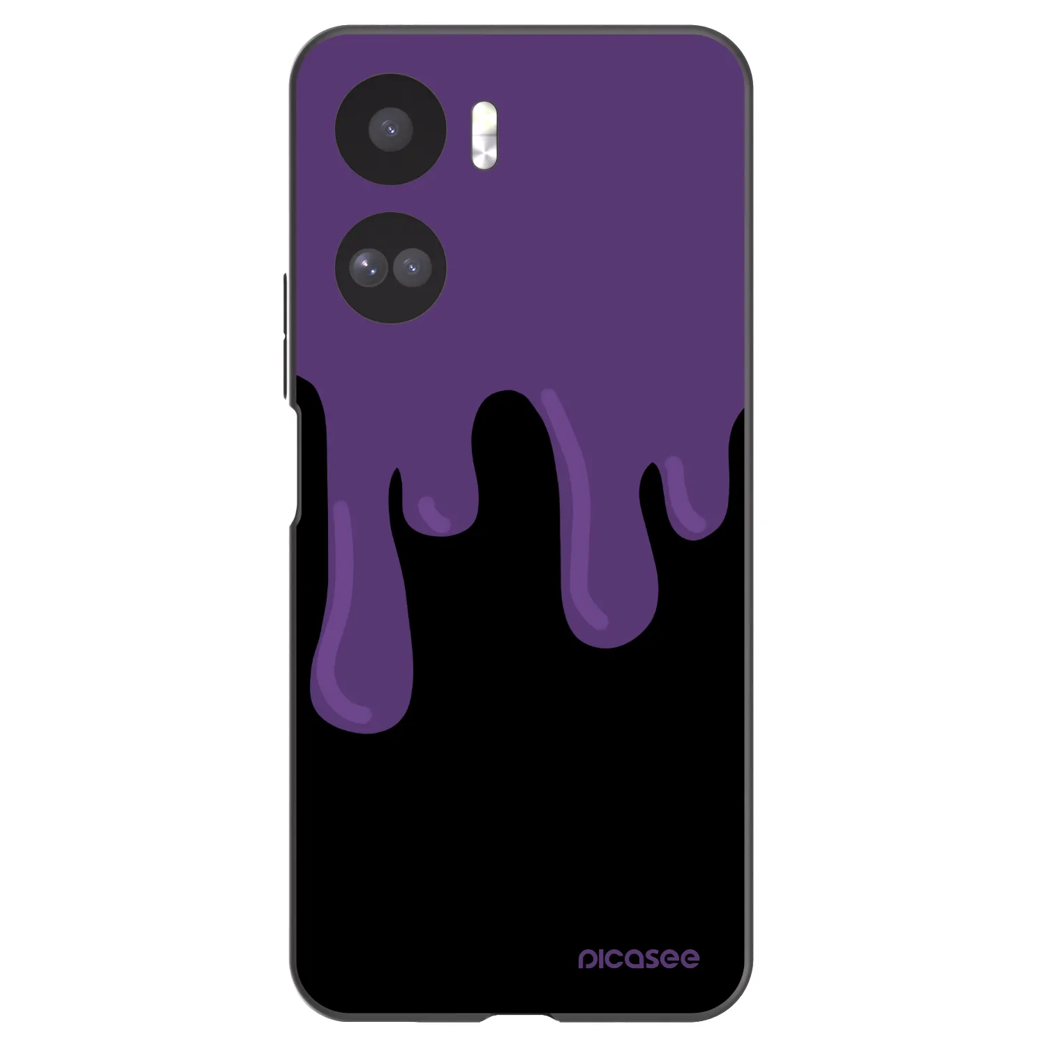 Picasee Honor 90 Lite 5G Hülle - Schwarzes Silikon - Purple spooky