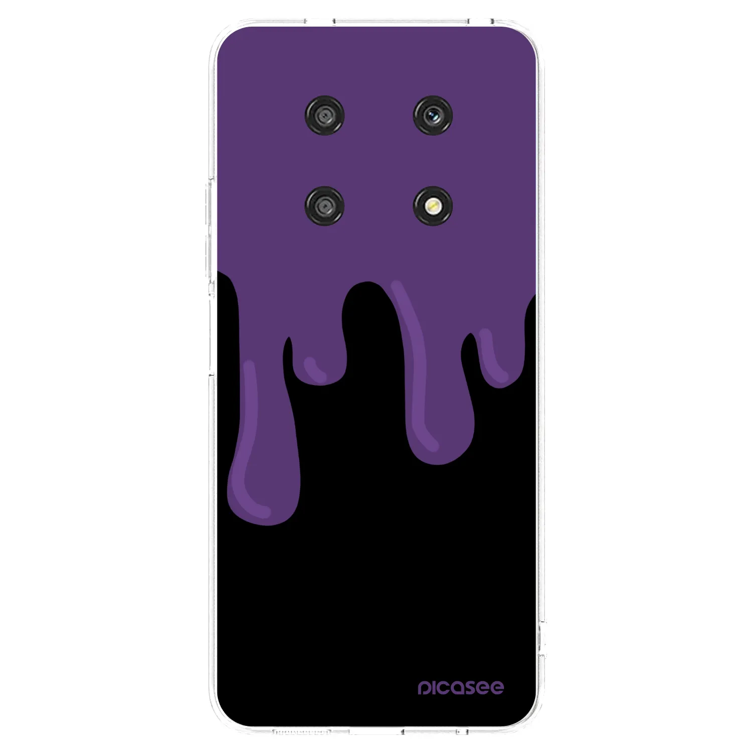 Picasee Honor Magic4 Lite 5G Hülle - Transparentes Silikon - Purple spooky