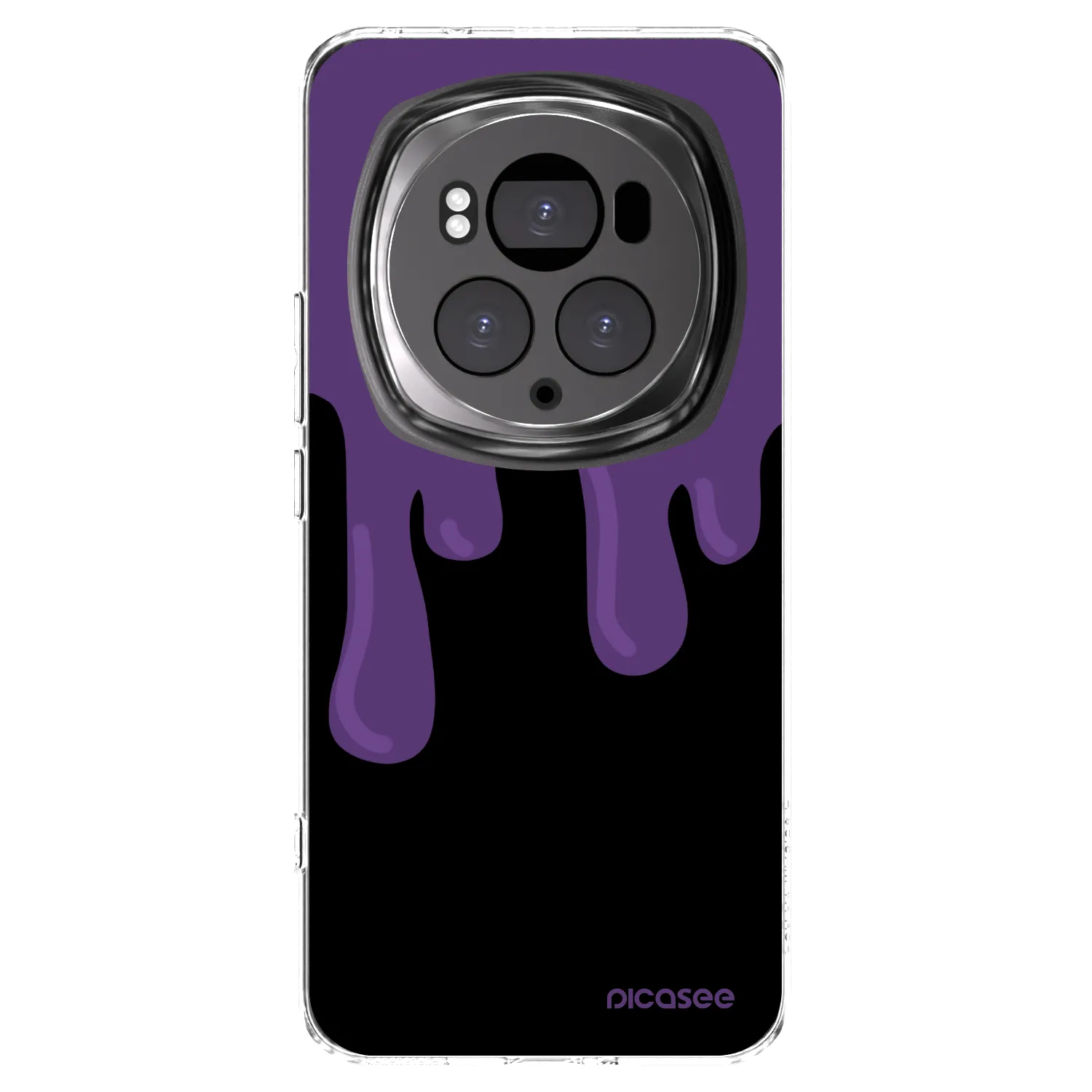 Picasee Honor Magic6 Pro Hülle - Transparentes Silikon - Purple spooky