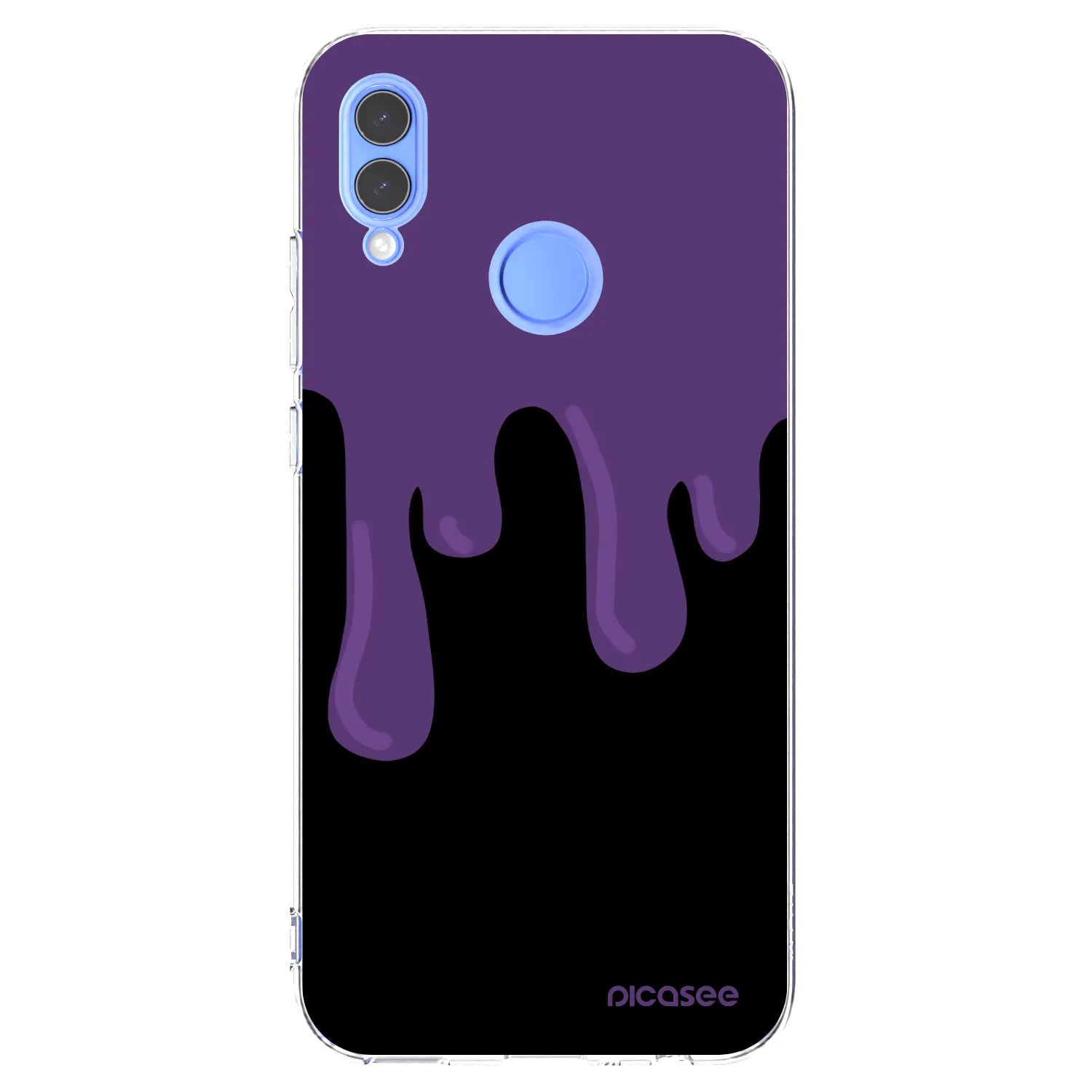 Picasee Honor 10 Lite Hülle - Transparentes Silikon - Purple spooky