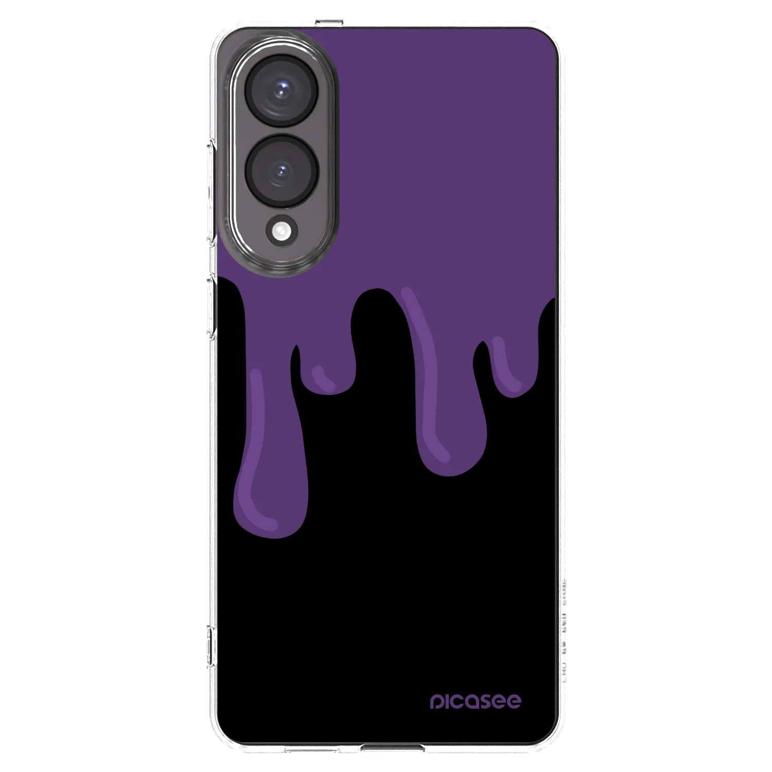 Picasee Samsung Galaxy S25 Edge 5G Hülle - Transparentes Silikon - Purple spooky