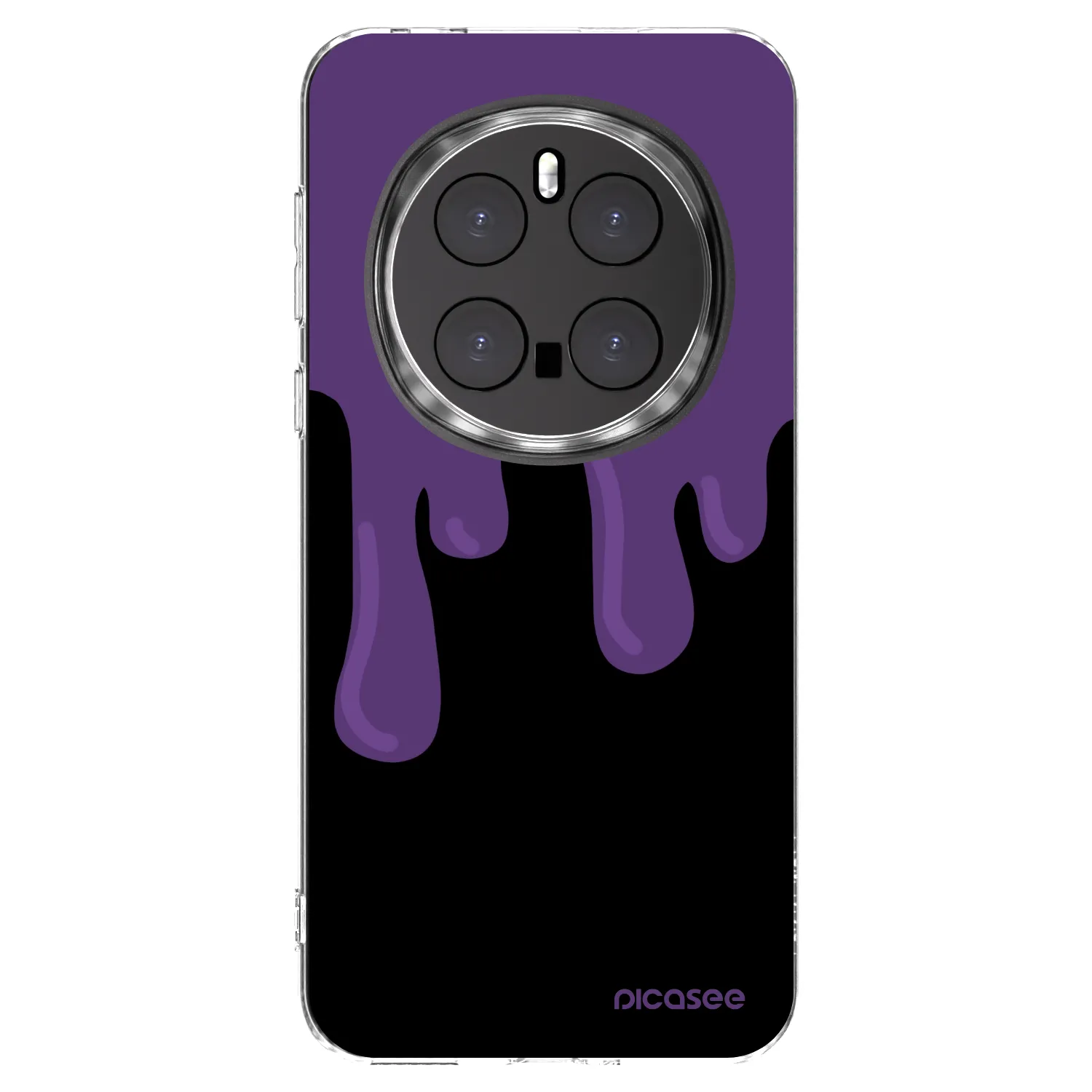 Picasee Honor Magic7 Pro 5G Hülle - Transparentes Silikon - Purple spooky
