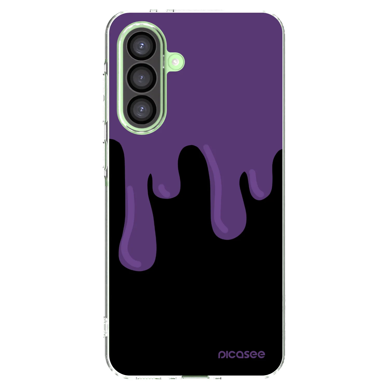 Picasee Samsung Galaxy A26 5G A266B Hülle - Transparentes Silikon - Purple spooky