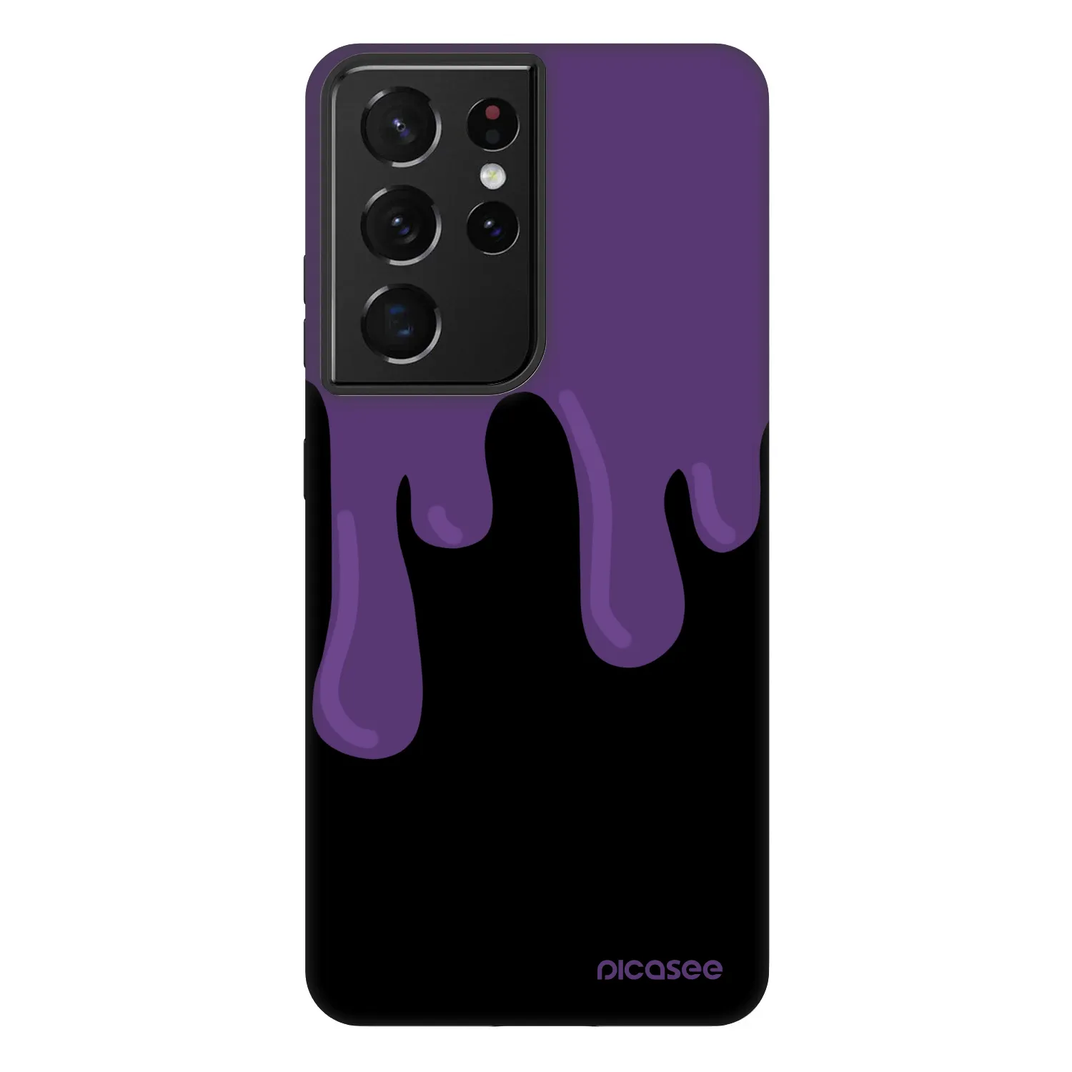 Picasee Fashion Case für Samsung Galaxy S21 Ultra 5G G998B - Purple spooky
