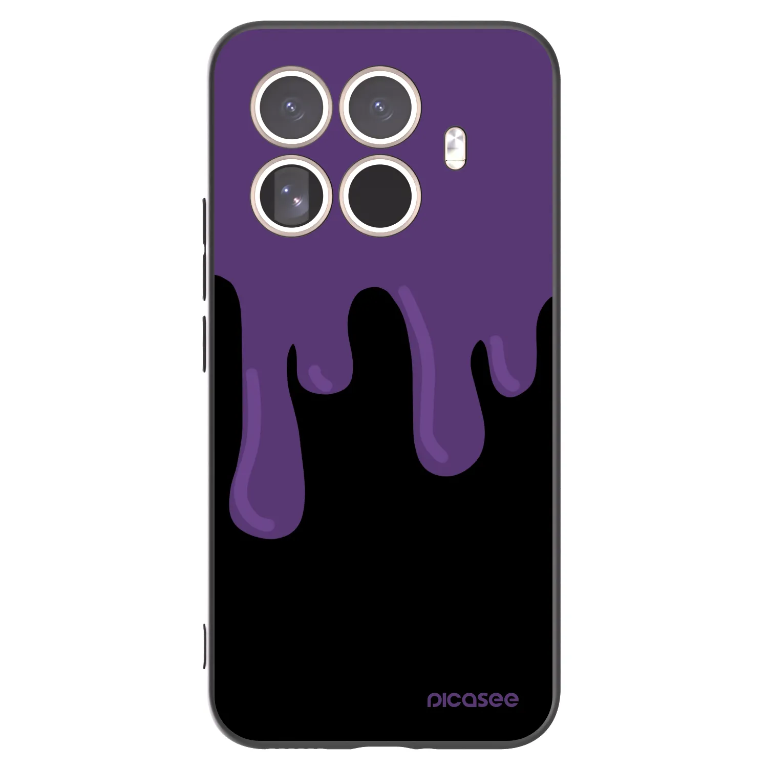 Picasee Xiaomi 15T Pro Hülle - Schwarzes Silikon - Purple spooky