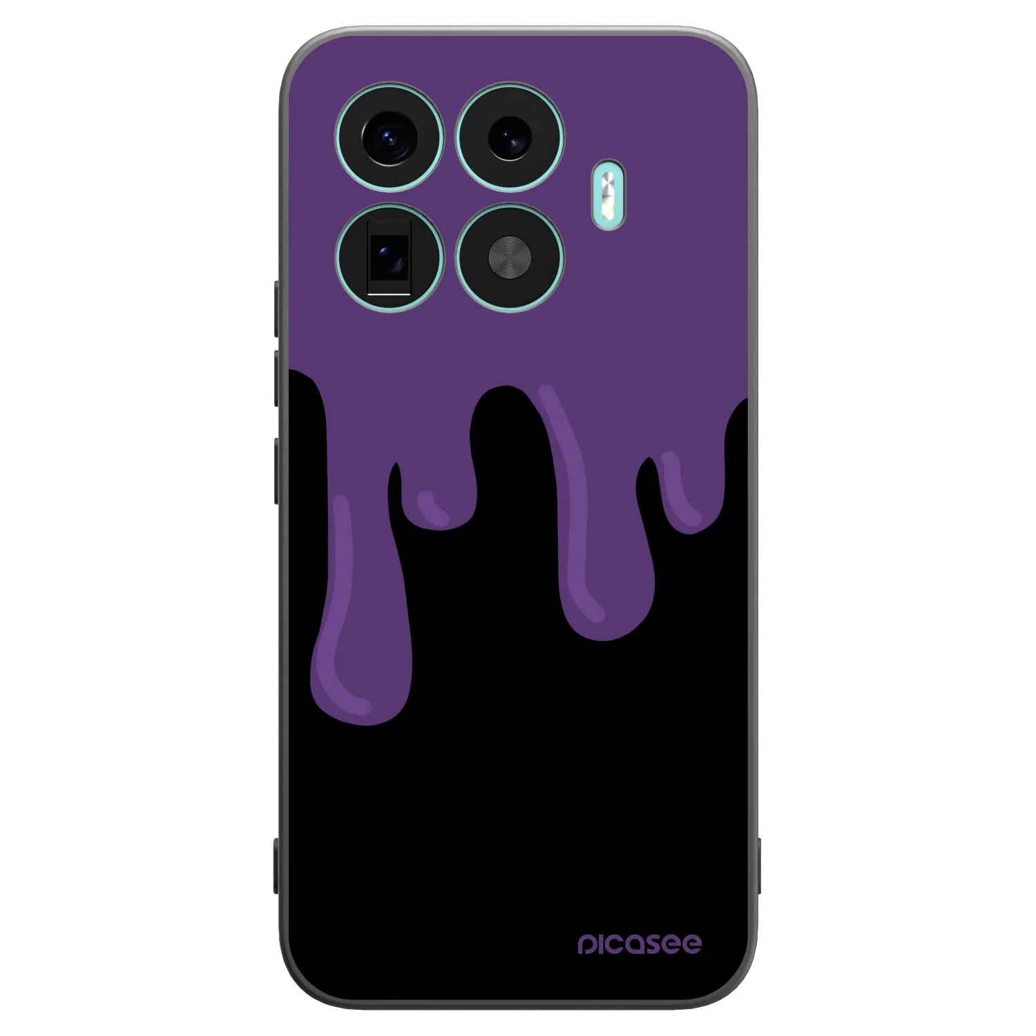 Picasee Xiaomi 17T Pro Hülle - Schwarzes Silikon - Purple spooky