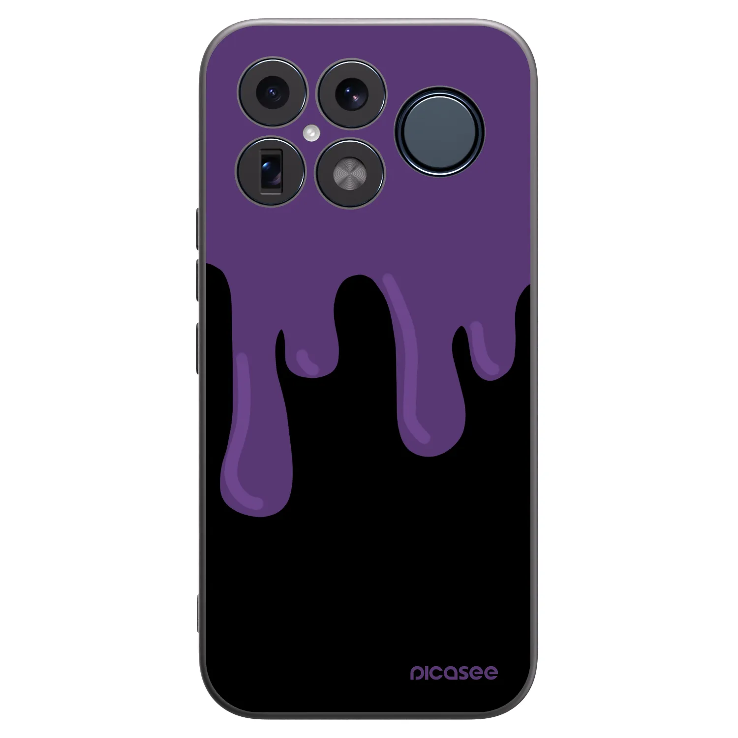 Picasee Xiaomi Poco F8 Ultra Hülle - Schwarzes Silikon - Purple spooky