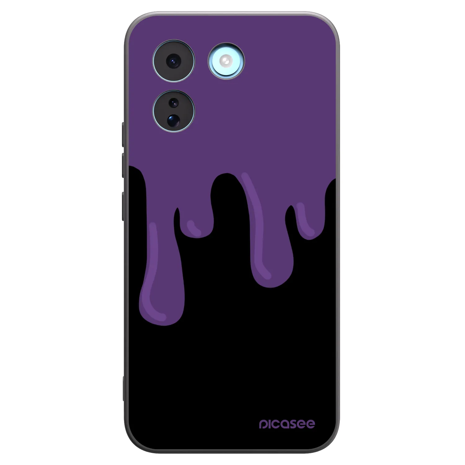 Picasee Xiaomi Redmi Note 17 Pro MAX 5G Hülle - Schwarzes Silikon - Purple spooky