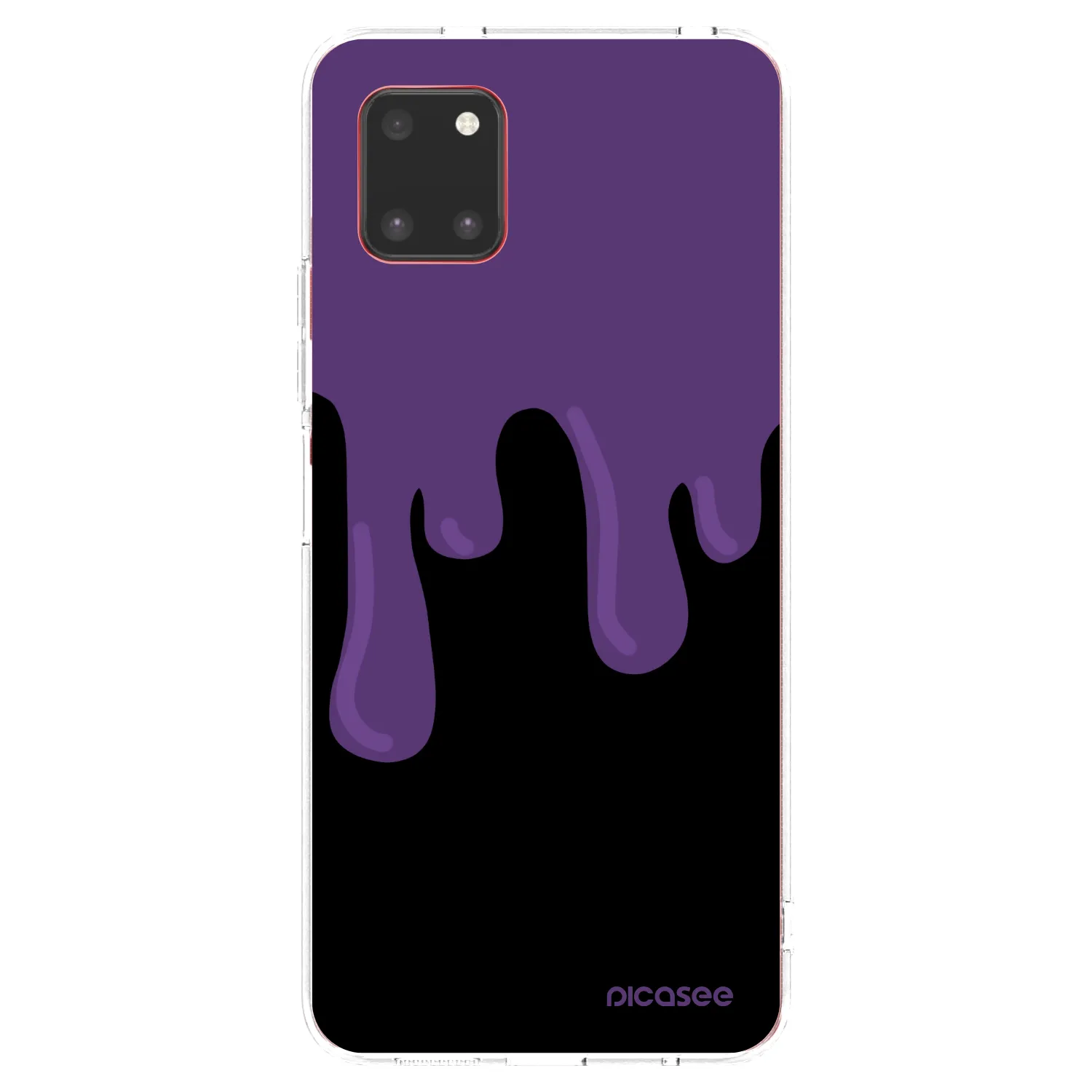 Picasee Samsung Galaxy Note 10 Lite N770F Hülle - Transparentes Silikon - Purple spooky