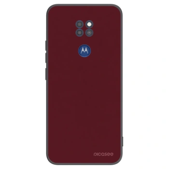 Hülle für Motorola Moto G9 Play - Burgundy red
