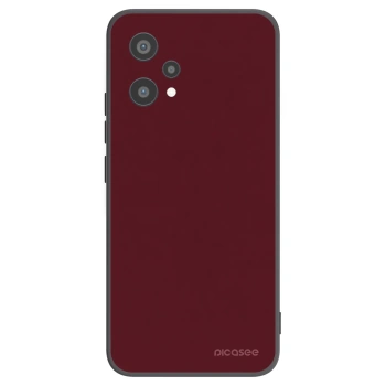 Picasee Realme 9 Pro 5G Hülle - Schwarzes Silikon - Burgundy red