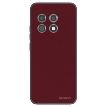 Picasee OnePlus 11 5G Hülle - Schwarzes Silikon - Burgundy red