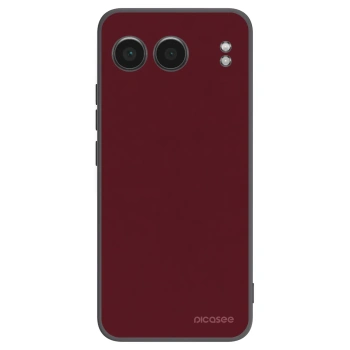 Picasee OnePlus Nord 4 Hülle - Schwarzes Silikon - Burgundy red