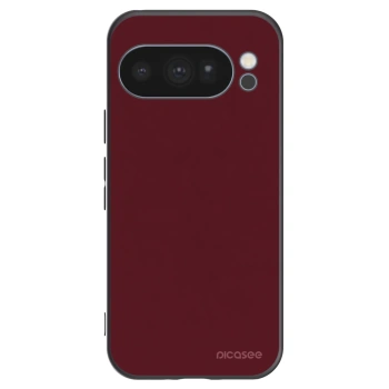 Picasee Google Pixel 10 Pro Hülle - Schwarzes Silikon - Burgundy red