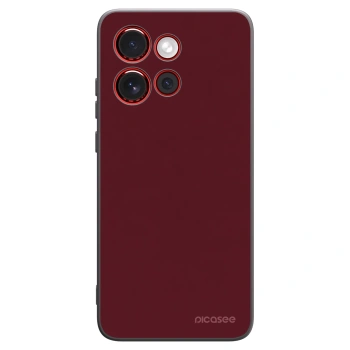 Picasee Motorola Edge 60 Neo 5G Hülle - Schwarzes Silikon - Burgundy red