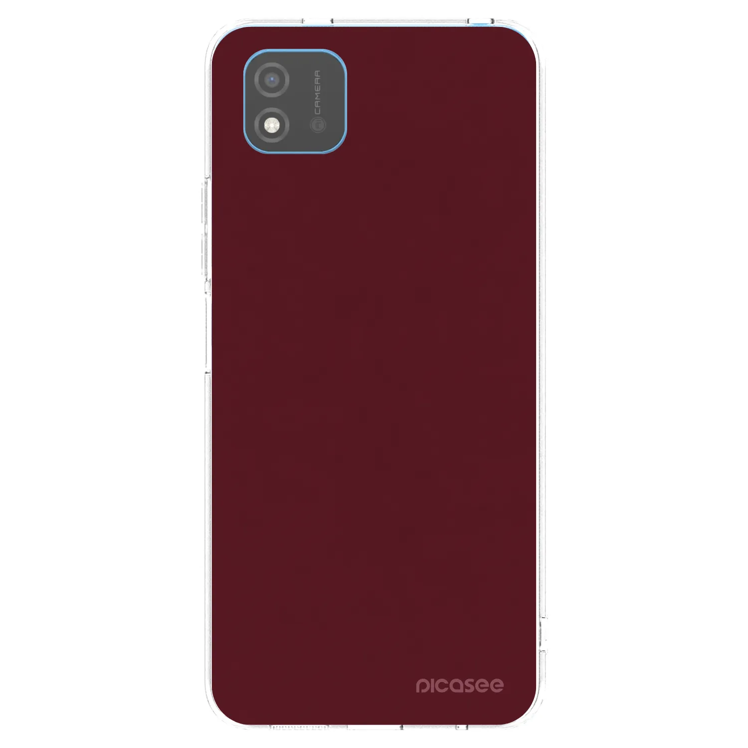 Picasee Realme C11 (2021) Hülle - Transparentes Silikon - Burgundy red